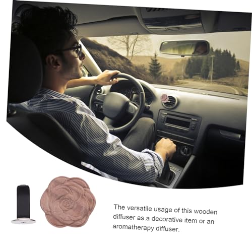 Difusor aromático eléctrico de madera SOLUSTRE para auto y hogar miniatura 3