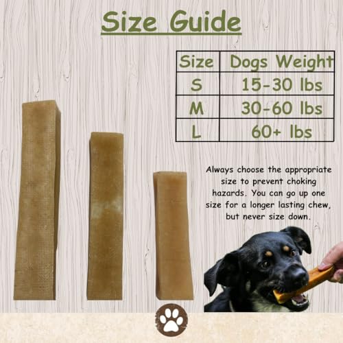 Top Dog Chews- Himalayan Yak Cheese for Dogs, 100% Natural & Long-Lasting Dog Treats, Gluten Free & Digestible Cheese Sticks, Sold by The Pound (1 Pound Small (Pack of 7), Cheese)