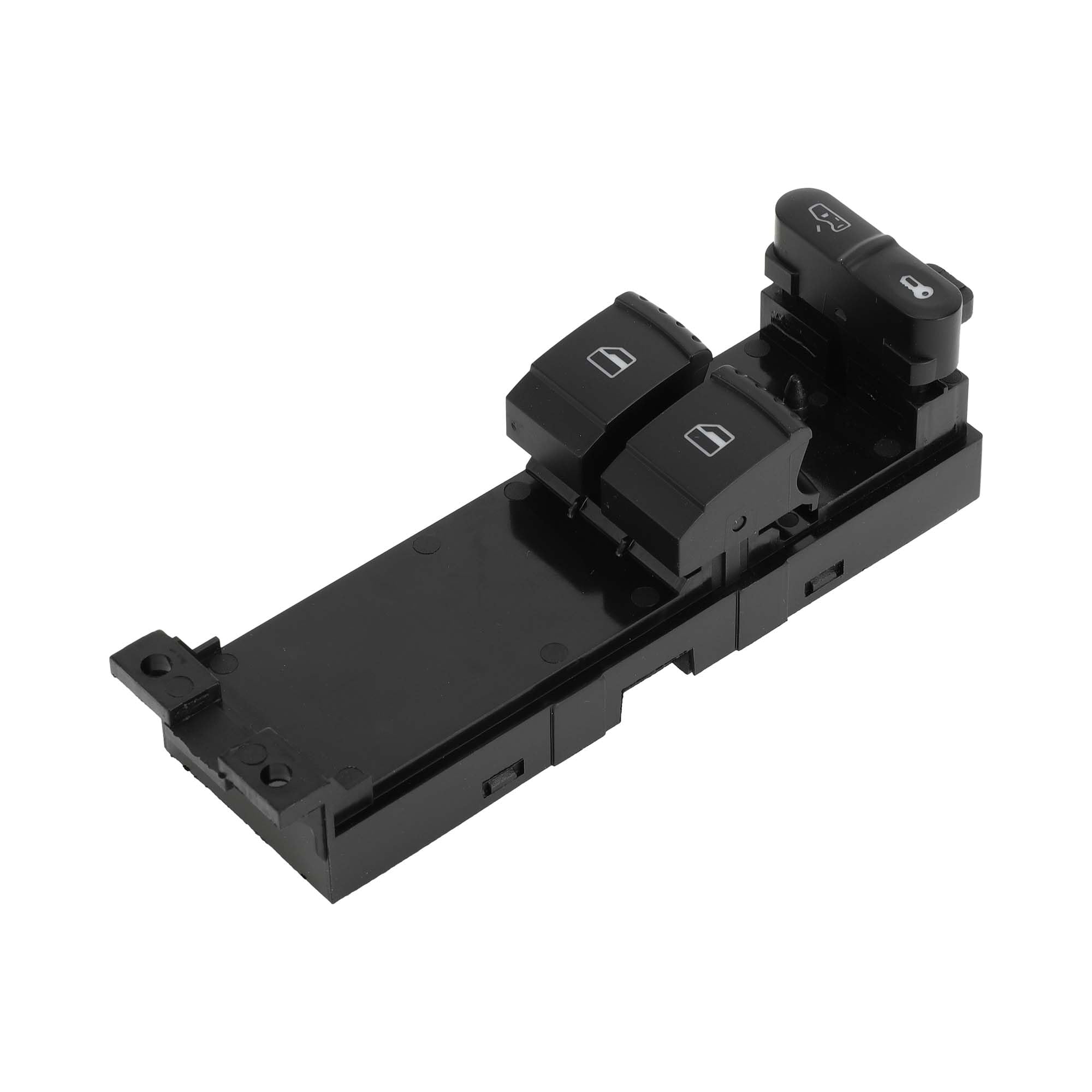 A ABSOPRO Interruptor De Ventana Eléctrica Para Skoda Fabia 2000-2008 1Pc | Negro, Plástico, Metal, Lado Izquierdo Delantero, 6 Pines, Control Ventana, Bloqueo/Desbloqueo Puerta, Oe 1J3959857A