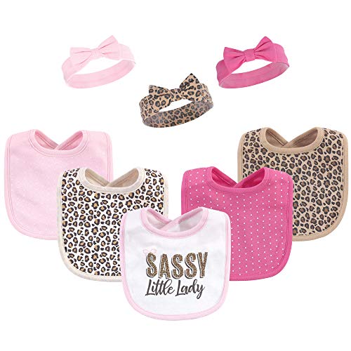Image of Hudson Baby Unisex Baby Bandana Bibs and Headbands
