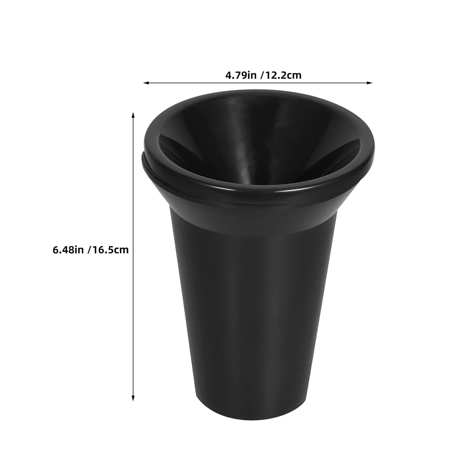 2 Cubos Resistentes y Reutilizables de Escupidera para Cata de Vinos con Tapa Extraíble en Plástico PP Negro Ideales para Degustaciones y Eventos en Casa