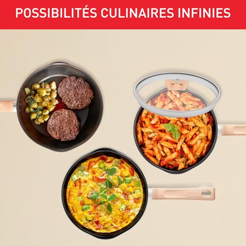 Poêle profonde Tefal One Pick Pot 24cm induction avec couvercle polyvalente - 5
