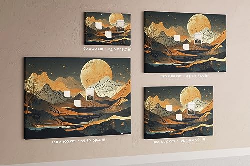 Tableau mural polyvalent pour bureau et home office au design coucher de soleil - 6