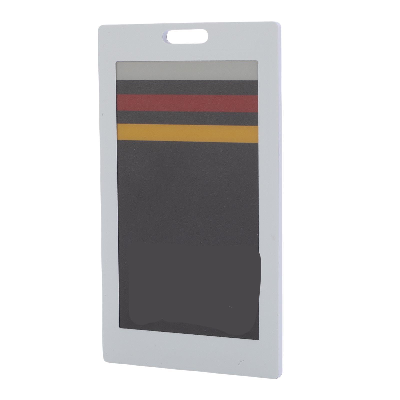 GOWENIC Badge ID Intelligente Modificabile su Carta Elettronica per Studenti Dipendenti, Cartellino del Prezzo per Biglietti da Visita NFC da 3,7 Pollici per Display con Ampio Angolo di Visione