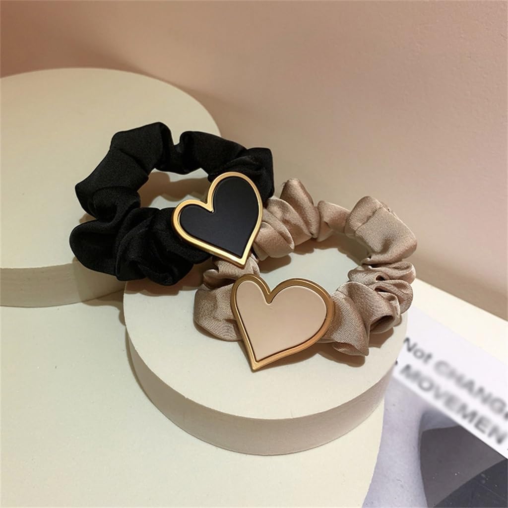 Fashion Hair Accessories Textured Matte Satin Bands Rope Headpieces(E) image 2
