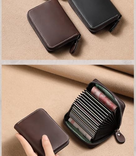 Popular minimalist men's large capacity card holder with multiple anti demagnetization organs, compact card bag, ultra-thin driver's license card holder for women3