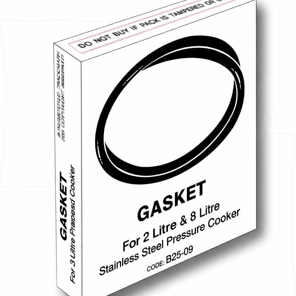 Pressure Cooker Gasket Seal for 3.5L to 8L – Compatible with Aluminum & Stainless Steel Cookers | Fits 2L–7L, Contura, Classic & Standard Models | Replacement Rubber Ring Seal