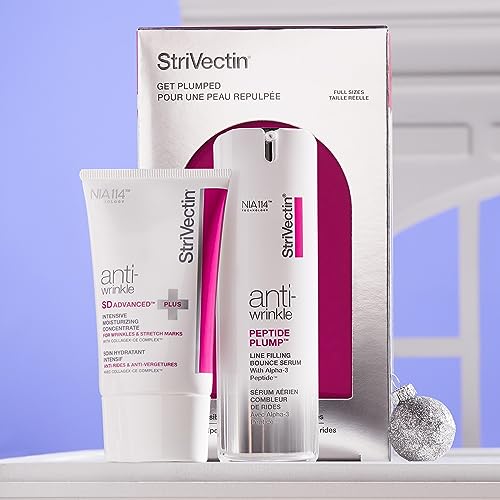 Anti-Wrinkle 2 Piece Kit, Peptide Plump Serum for Face 1 oz & SD Advanced Moisturizing Cream for Wrinkles 2 oz - Image 2