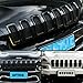 Front Grille Cover Inserts Fits 2014-2018 Jeep Cherokee Black Grill Frame Trim Kit Rings 7pcs