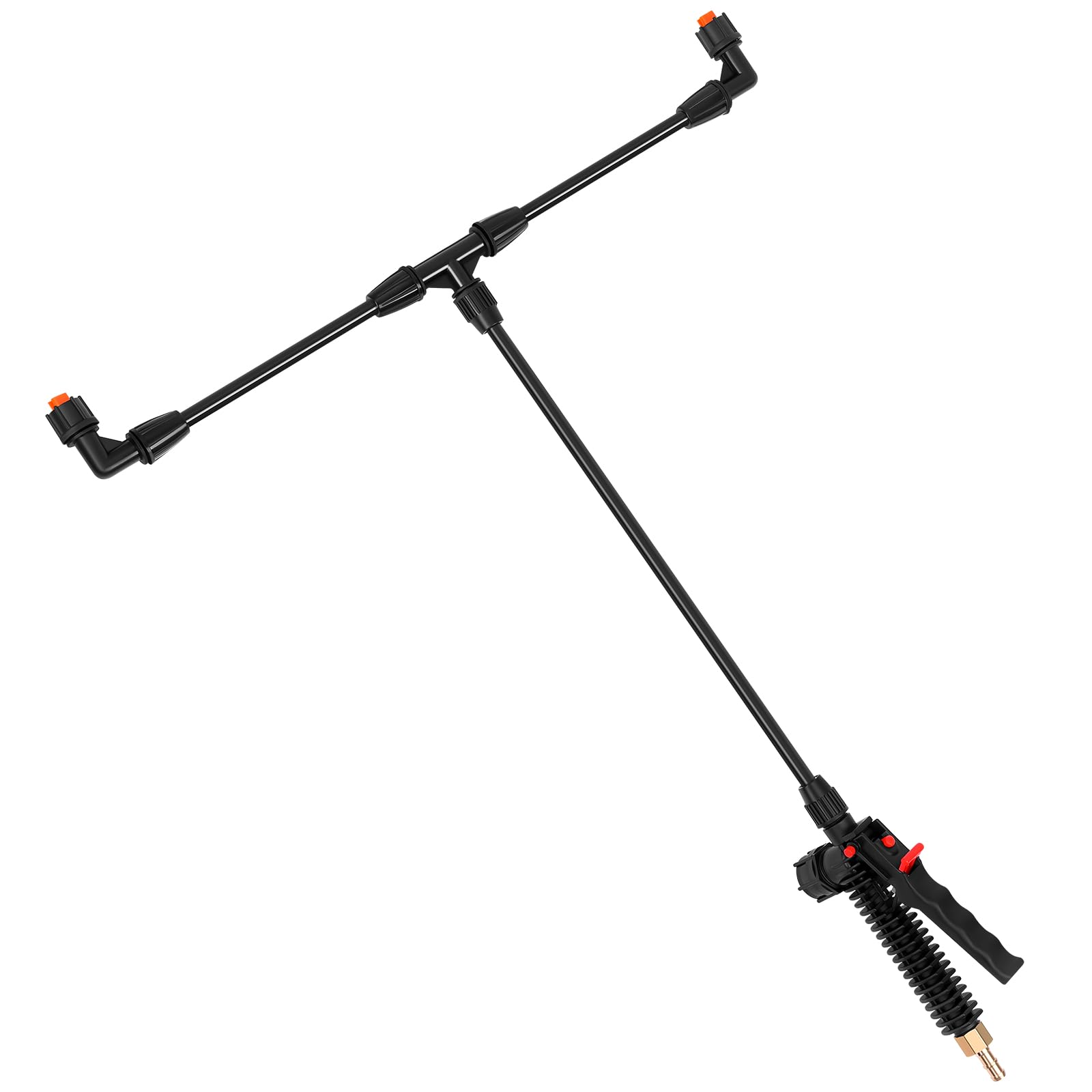 2-Nozzle Sprayer Wand, Poly Boom Wand, Pump Replacement Sprayer Wand with 3/8" Brass Barb