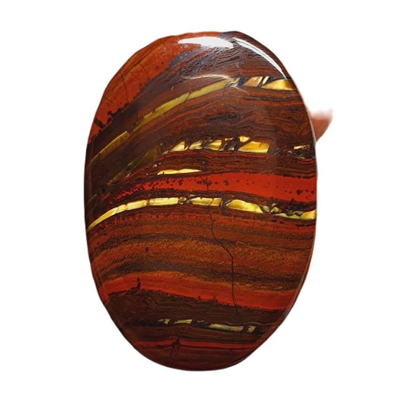 Œil de tigre en fer cabochon plat dos lisse pour réussir vos bijoux DIY