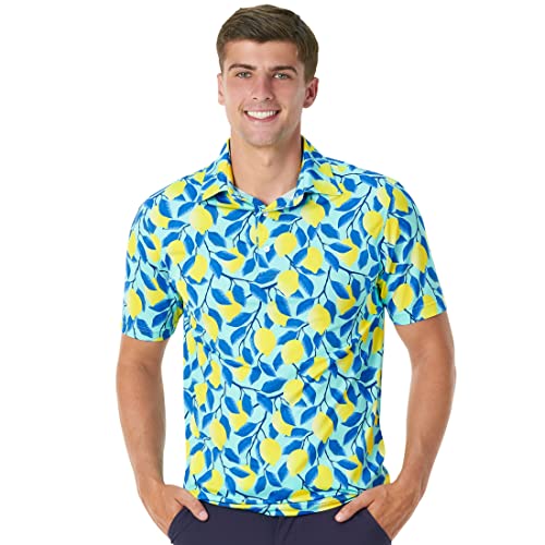 Image of Royal & Awesome Funny Golf Shirts for Men, Mens Golf Shirt, Crazy Golf Shirts for Men, Fun Golf Polos for Men, Mens Polo Golf