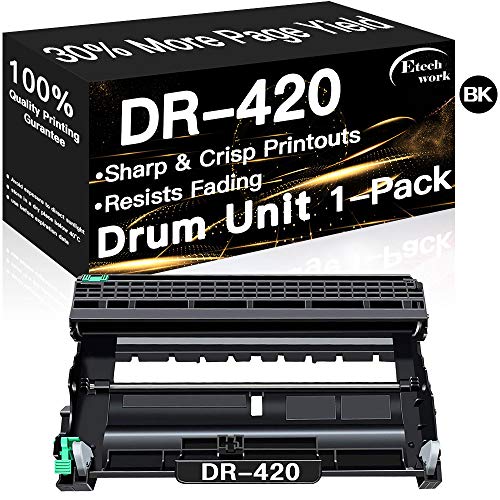 Compatible DR420 Drum Unit DR-420 for Brother HL-2270DW 2240D 2275DW 2280DW DCP-7060D 7065DN MFC-7240 7360N 7365DN 7460DN 7860DW (1-Pack), by Etechwork
