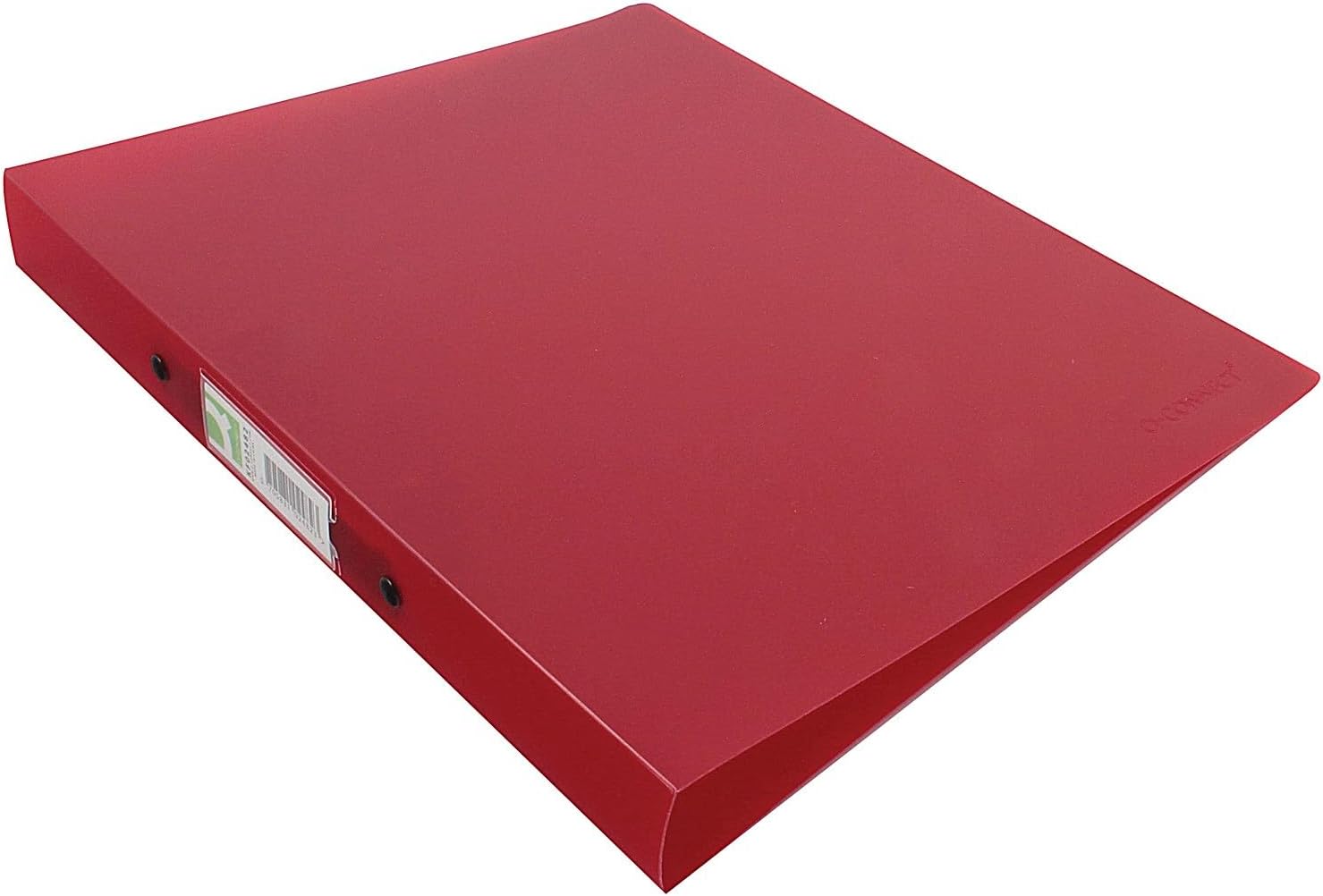Q-Connect 2 Ring Binder A4 Frosted KF02482 - Red, Pack of 1