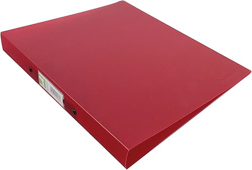 Q-CONNECT Ringbuch transparent A4 rot KF02482