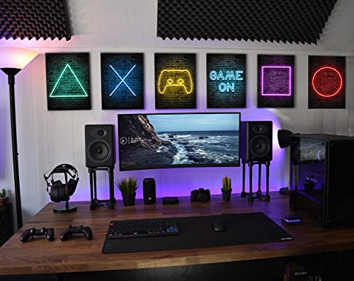 Waschbär Neon Gaming Posters for Boys Room Decor - Gaming Room Decor - Boys Bedroom Decor - Gamer Decor - Game Room Decor - Gaming Decor - Bedroom Decor for Men, (UNFRAMED) (Set of 6) Waschbär Neon Gaming Posters for Boys Room Decor - Gaming Room Decor - Boys Bedroom Decor - Gamer Decor - Game Room Decor - Gaming Decor - Bedroom Decor for Men, (UNFRAMED) (Set of 6)