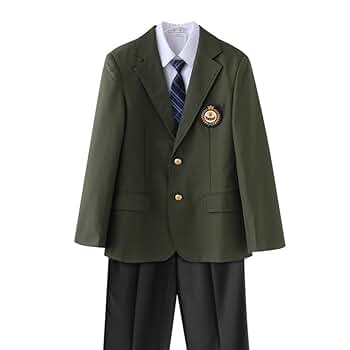 Amazon.co.jp: [尚基製造] ジャケット 緑色ブレザー 卒業式