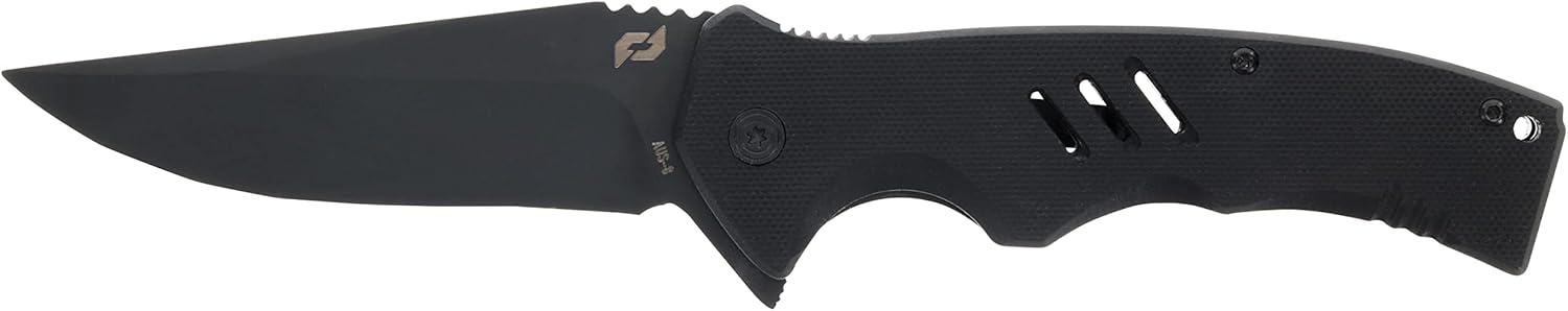 Schrade Delta Class Sentiment Folder 8.63in with 3.8in AUS-8 Steel Blade and G10 Handle for EDC