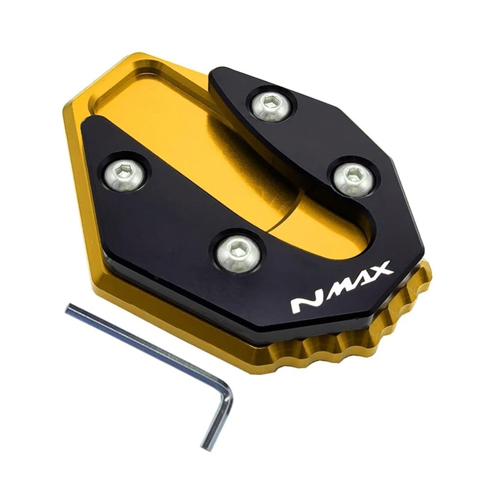 Plaque extension béquille moto NMAX sécurise l'arrêt sur sol meuble - 7
