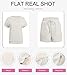 SHEWIN Womens Spring Fashion 2025 Casual 2 Piece Outfits for Women Lounge Sets Loose Summer Short Sleeve T Shirts Shorts Trendy Cozy Pajamas Sweatsuit Set White XL