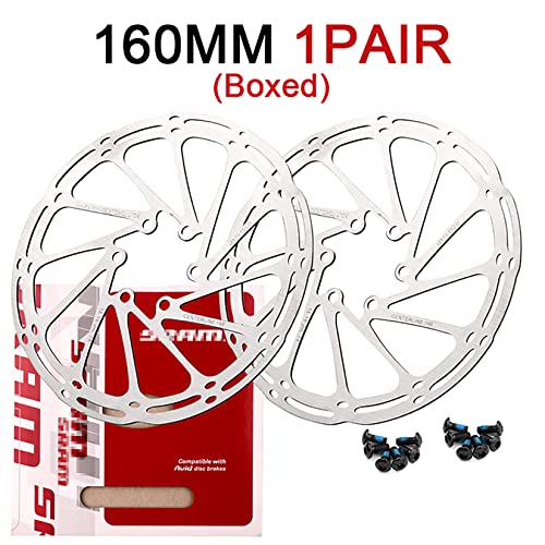Rxzixyl 2Pcs Bike Brake Rotor 160Mm 180Mm 203Mm Bicycle Centerline Disc Brake Rotor Stainless Hydraulic Brakes Disc Rotors Mtb Part (160Mm) #TOP1