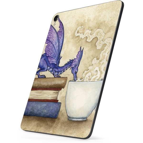 Skinit Decal Tablet Skin Compatible with iPad Pro 12.9in (2017) - Officially Licensed Whats in Here Coffee Dragon by Amy Brown Design