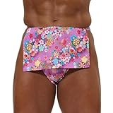 Kabukiness ] Fundoshi/Japanese Loincloth/Purely Made in Japan, Rubber Free, Cotton Underwear for Men Kimono Briefs Samurai (Sakura(PL)／M)