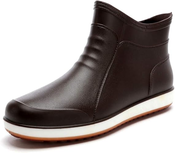 Amazon Gn2aail レインブーツ メンズ おしゃれ スニーカー 晴雨兼用 長靴 メンズ ショート レインシューズ メンズ 雨靴 メンズ アウトドア 靴 防水 スリッポン カジュアル ハイカット ショートブーツ 通勤 通学 紳士 男性用 黒 ネイビー レインシューズ