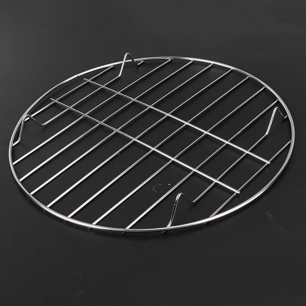 Grill Hibachi 22 cm Okrągły stojak do gotowania 2 szt. Stal nierdzewna Pieczenie Chłodzenie Gotowanie na parze Stojak do grillowania Druciane stojaki do pieczenia Stojaki do suszenia Piekarnia Uchwy