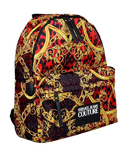 Versace Jeans Couture homme Leo chain sac à dos rosso