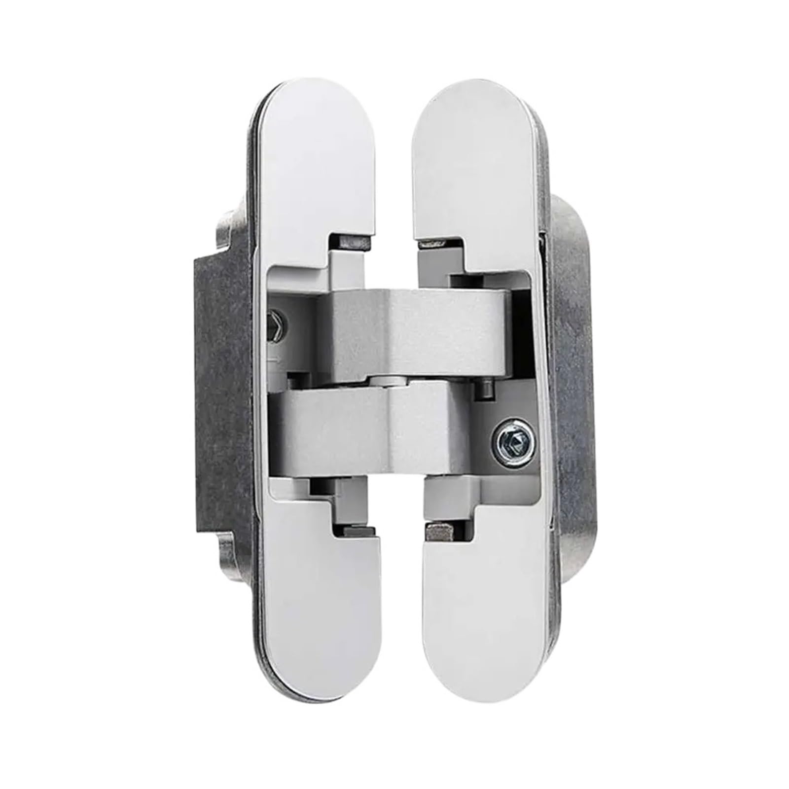 Kdhcvkz Silver 1Pcs Stainless Steel Hidden Hinges Door Hinge(Silver)