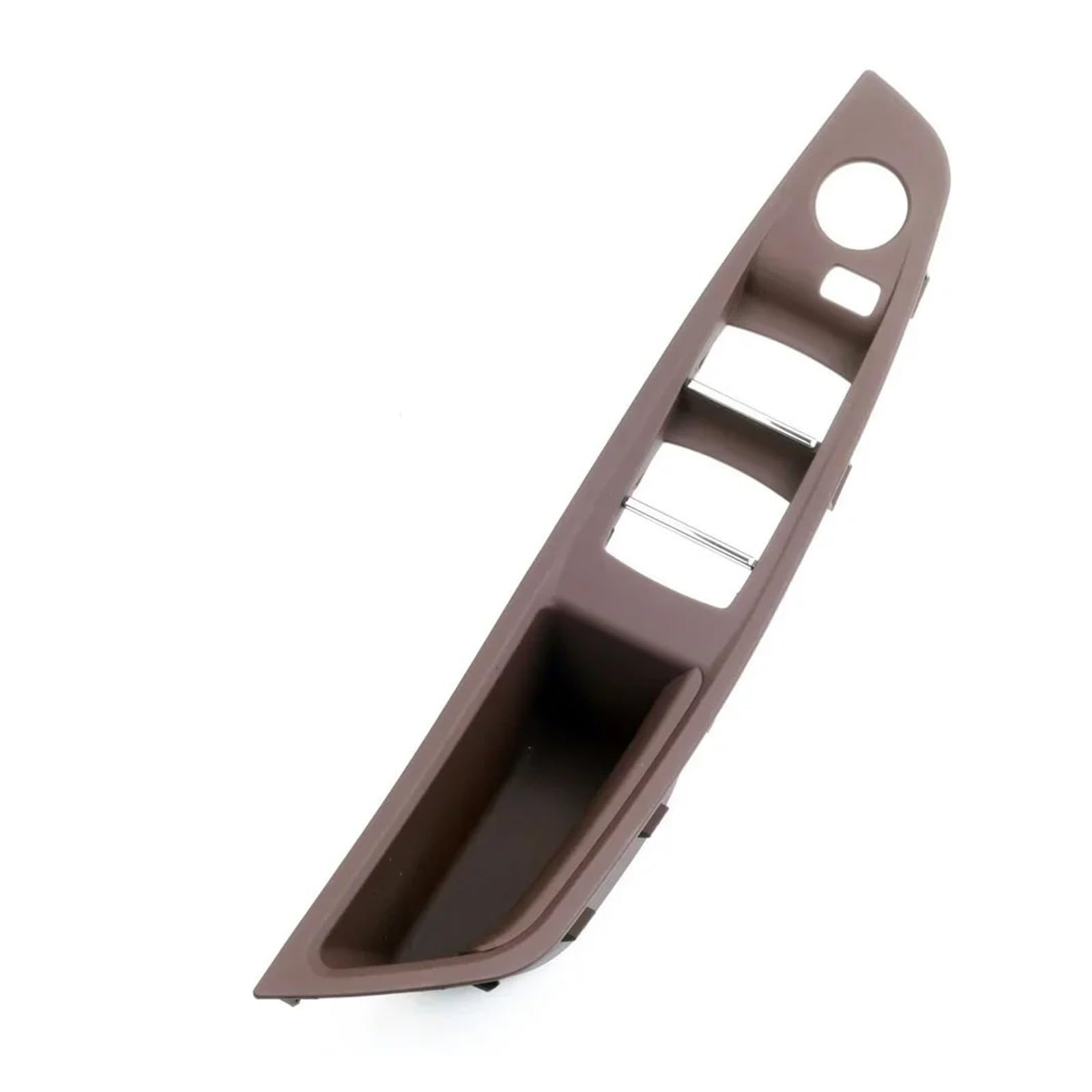 Nqkcuac Door Pull Handle for BMW 5 Series F10 F11 F18 Door Inner Handle Left Front Interior Panel Driver's Seat Button Switch Frame Storage