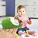 Ciieeo in Slippers Cats Doll Toy Mini Kitten in Shoe with Meows Sounds Sleeping Kitten Toy Decors for Home Table Car Decor Kids (Green)