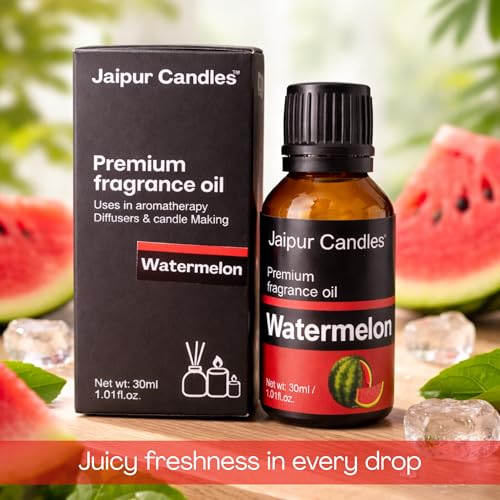 Image of Fragrance Oil | 30 ml | Aroma Oil for Home Fragrance | Best for Aromatherapy | Use in Diffusers, Candles, Air Fresheners (30ML, Watermelon)