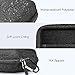 FINPAC Hard Case for MacBook Charger, Small Electronic Organizer Bag for MacBook Power Adapter, Portable Pouch Travel Storage for Laptop Accessories, Magic Mouse, USB Drives, GoPro, Gadgets - Black