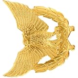 Insignes de revers : le grand insigne d'aigle sur cet accessoire ajoute une forte impression d'autorité, insignes d'aigle décoratifs