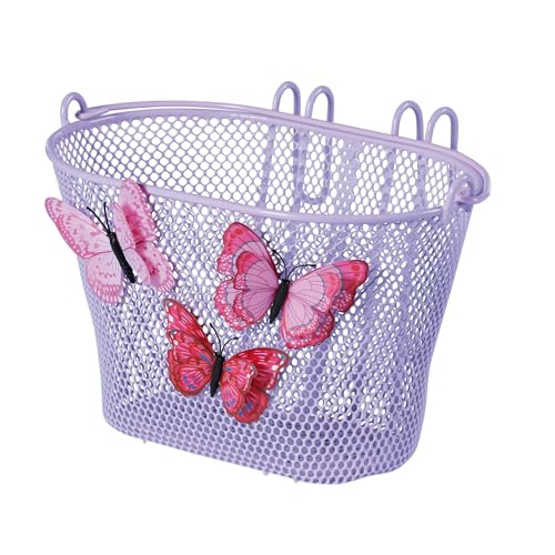 Basil Jasmin Butterfly Basket Vorderrad-Kinderkorb - mit DREI...