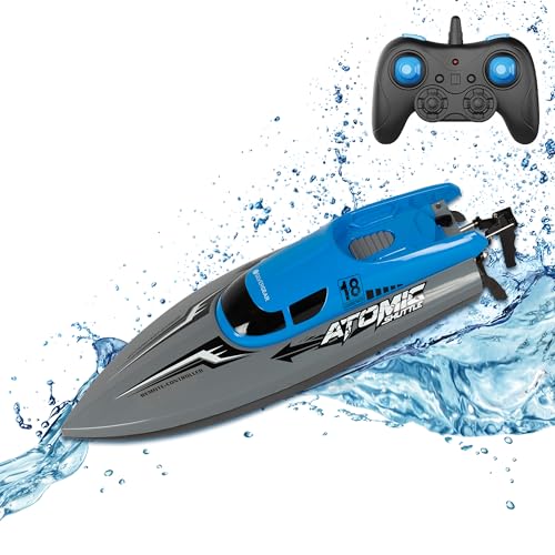 Barca Esca Telecomandata GPS 500m Per Pesca, Con Pilota Automatico E Rientro D'Emergenza, ABS, 48,5x26,5x19 Cm