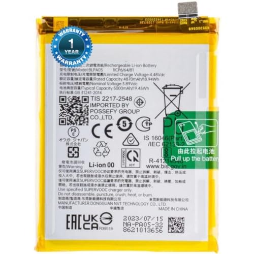 Image of Original BLPA05 Batery for Oppo Reno10 (5000mAh) Battery with 1 Year Warranty*** (N266)