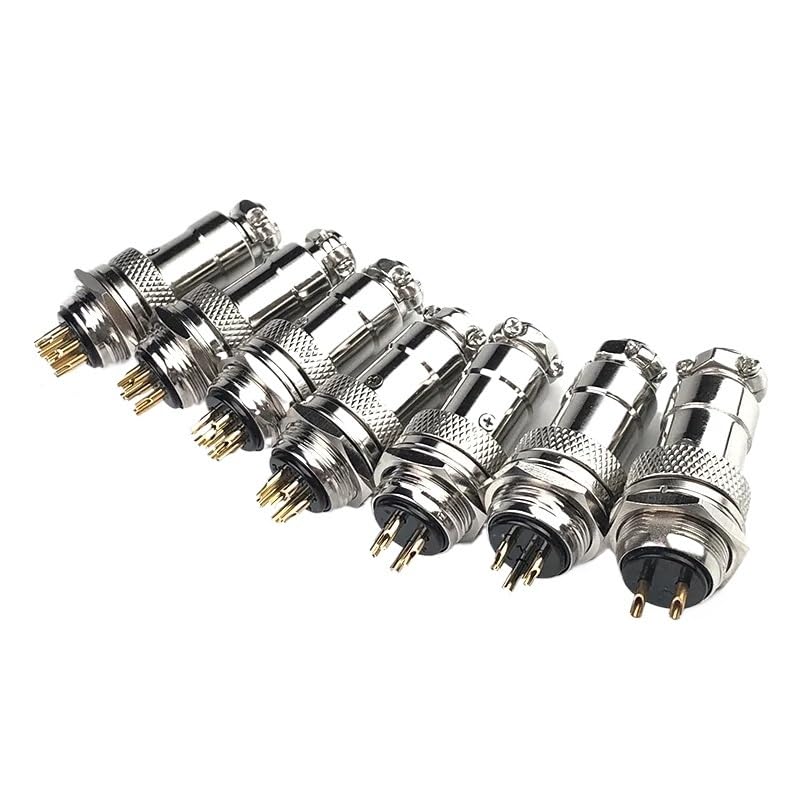 Conector de aviación DF16 GX16 2-8 pines set macho/hembra miniatura 4