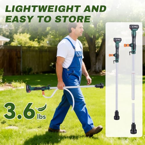 Image of 2026 Upgraded Cordless Stick Water Transfer Pump, Portable Electric Sump Pump with 4000mAh 21V Battery & Water Hose, Utility Water Removal Pump Kit for Pool Garden Pond RV Boat Draining