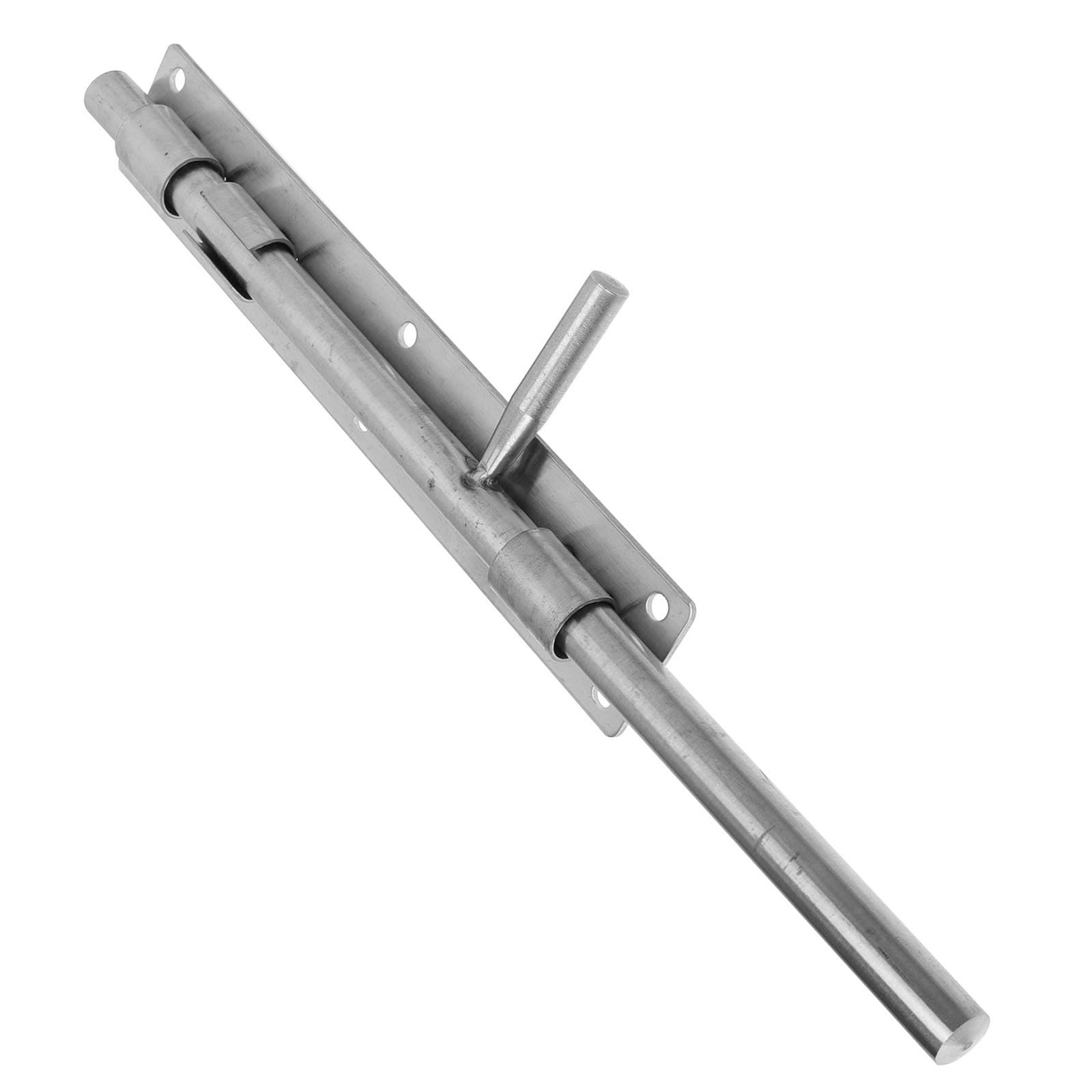 Loquet de sol pour portail extérieur en acier inoxydable argenté