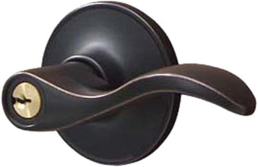 Dexter by Schlage J54SEV619 Seville Keyed Entry Lever, Satin Nickel