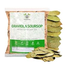 Herbalista - Premium Whole Dried Graviola Soursop Leaf 4 oz | 350+ Leaves | 100% Natural Hoja de Guanabana | Fresh, Wildcrafted, and Authentic | Makes 30+ Cups of Delicious Tea