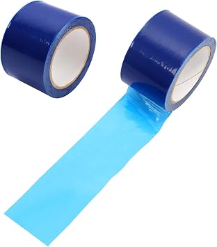 TCT-MOTORPARTS 2PCS Surface Protective Removable Scratch Film Tape Roll Blue 2.36 inch x 328 ft Blue
