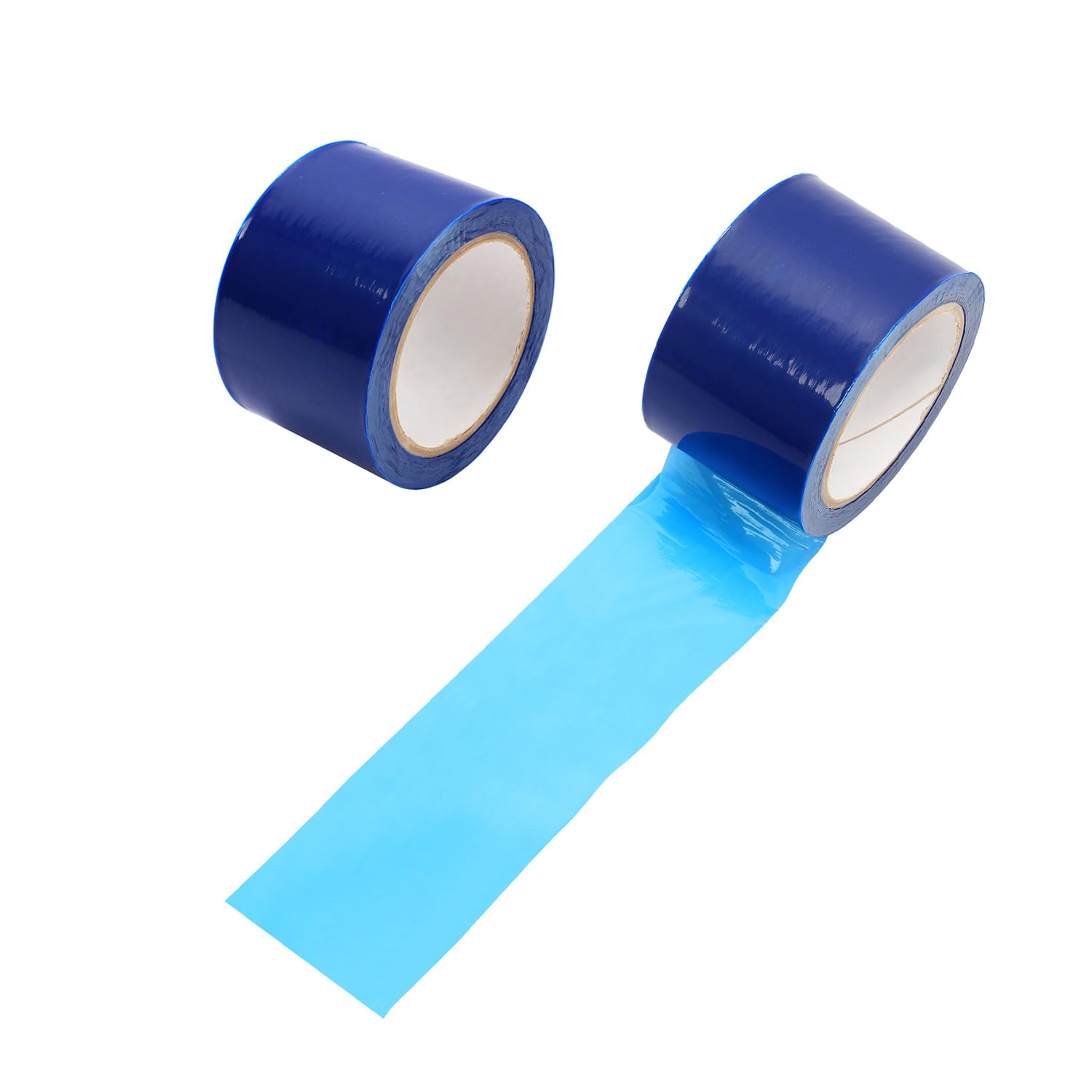 TCT-MOTORPARTS 2PCS Surface Protective Removable Scratch Film Tape Roll Blue 2.36 inch x 328 ft Blue