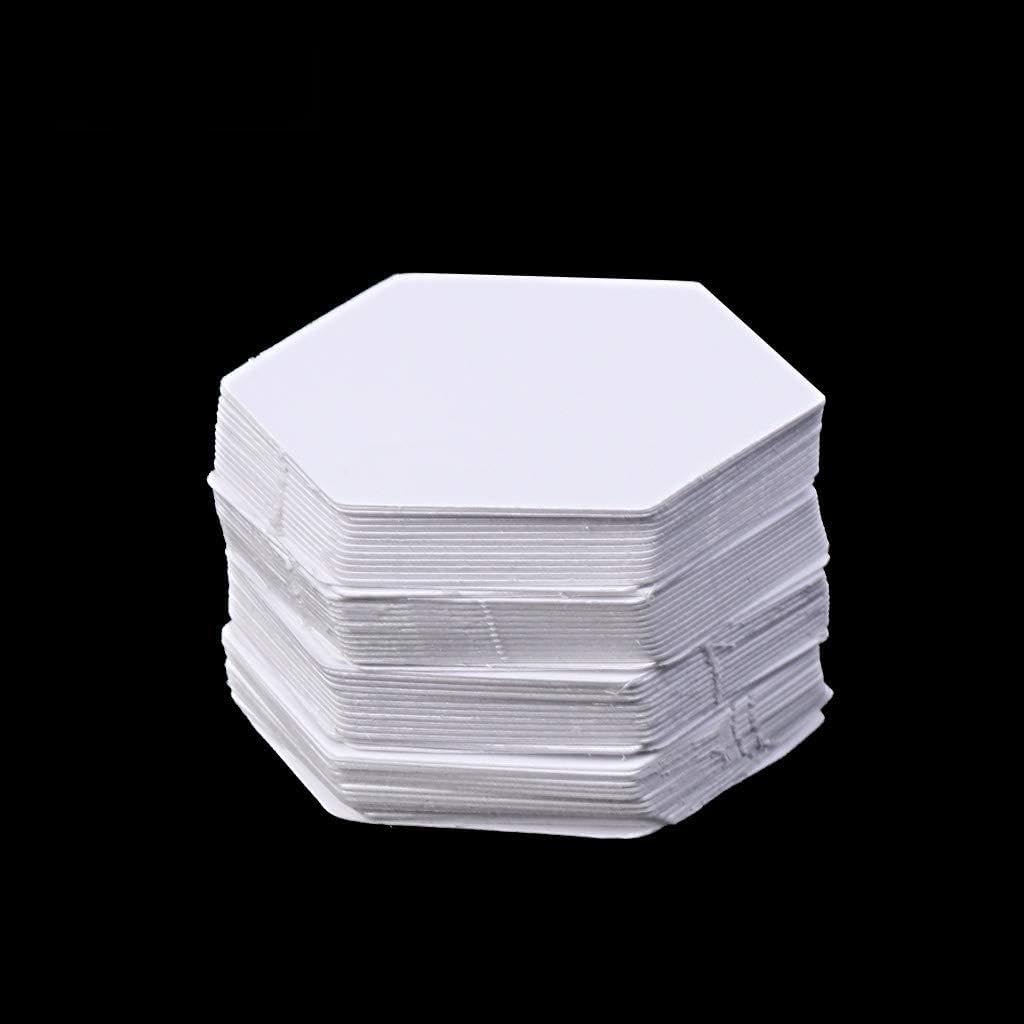 Hexagon Templates Set Of 100 Quilting Sewing Craft Six Sizes Template For Children Adults Handmade Accessory Supply
