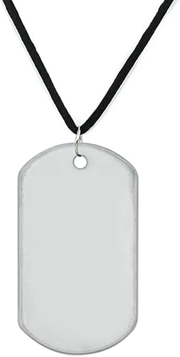 Miniatura 4 de GRAPHICS & MORE Border Collie - Collar con colgante de placa de perro militar con cordón, Metal, Sin gemas.