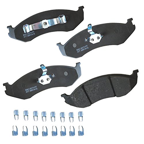 Image of Bendix Premium SBC477 Ceramic Front Brake Pads for Jeep Cherokee 2001-1990, Comanche 1992-1990, Grand Cherokee 1998-1993, TJ 2006-1997, Wagoneer 1990, Wrangler 1995-1990, Wrangler 2006-1997