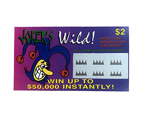 Fake Lottery Tickets-(Pack 10 Tickets)-Each Ticket Is A Fake Winner Of 20,000 Or More!!! Big Winners That Look Like Real Scratch Off Tickets #TOP3